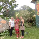 Laura, der Inka und ich in Monte Salvado