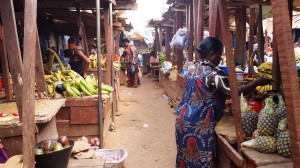 In Sunyani auf dem Daily Market
