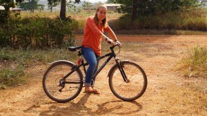 An meinem Fahrrad ist alles dran - mein Fahrrad mit dem ich jeden Tag zum Oratory fahre - ich liebe es :)