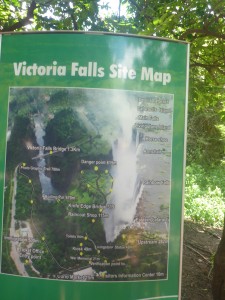 Direkt bei Livingston: Die Victoria-Falls