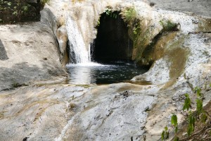 Viele kleine Seen vom Wasserfall